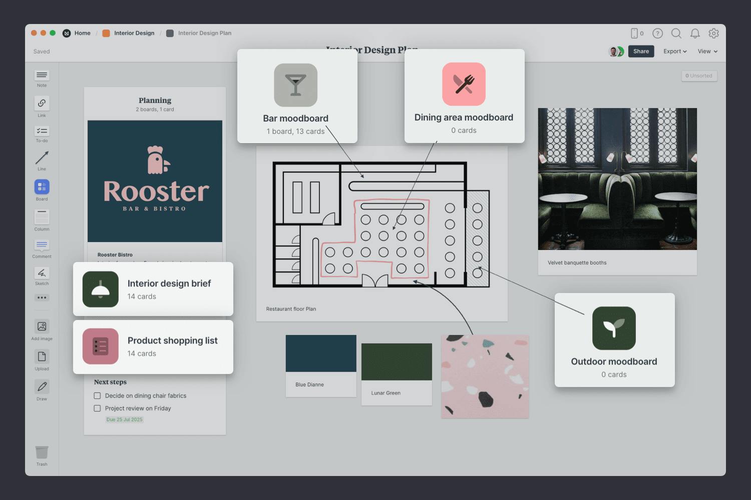 interior design plan step1